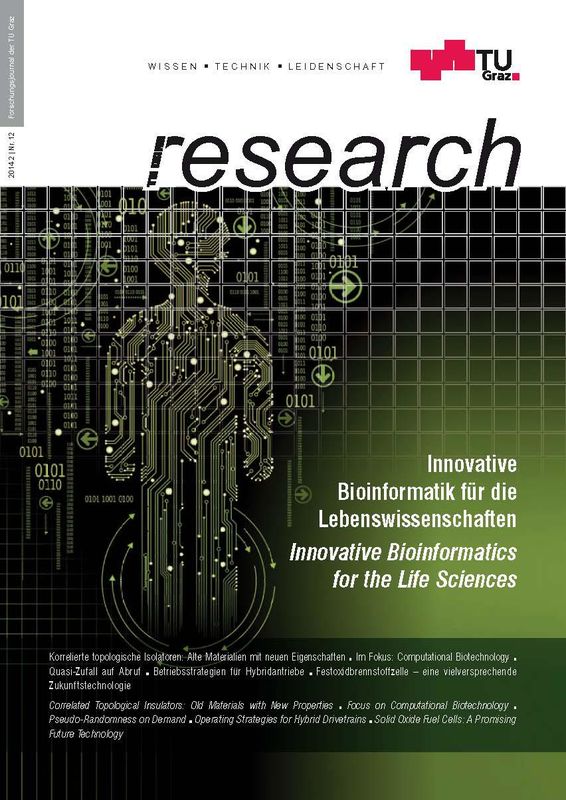 Cover of the book 'TU Graz Research 12|2014, Volume 12'