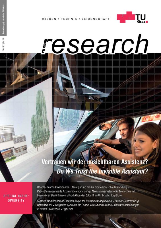 Cover of the book 'TU Graz Research 16|2016, Volume 16'