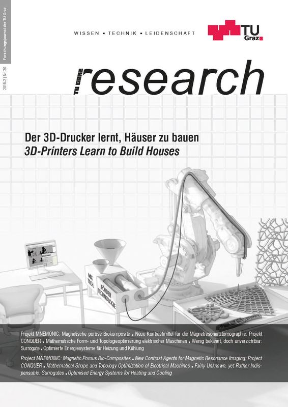 Cover of the book 'TU Graz Research 20|2018, Volume 20'