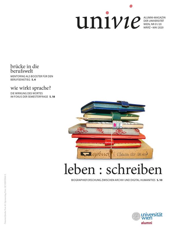 Cover of the book 'univie - Alumni-Magazin der Universität Wien, Volume 01/20'