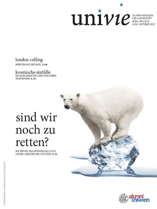 Cover of the book 'univie - Alumni-Magazin der Universität Wien, Volume 02/13'