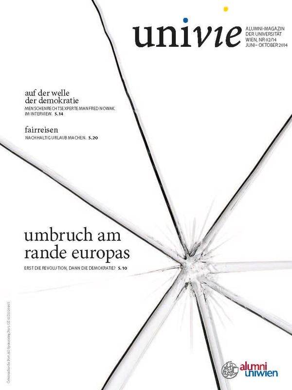 Bucheinband von 'univie - Alumni-Magazin der Universität Wien, Band 02/14'