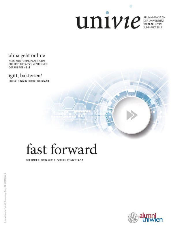 Cover of the book 'univie - Alumni-Magazin der Universität Wien, Volume 02/19'