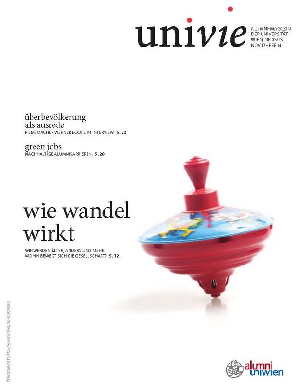 Cover of the book 'univie - Alumni-Magazin der Universität Wien, Volume 03/13'