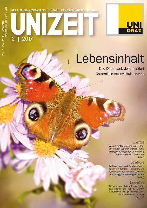 Cover of the book 'UNIZEIT  - Das Forschungsmagazin der Karl-Franzens-Universität Graz, Volume 2|2017'