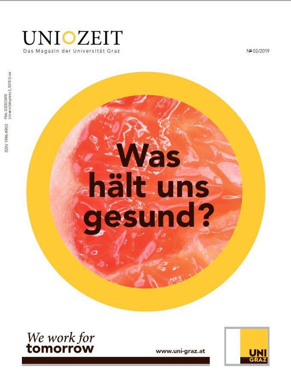 Cover of the book 'UNIZEIT  - Das Forschungsmagazin der Karl-Franzens-Universität Graz, Volume 2|2019'
