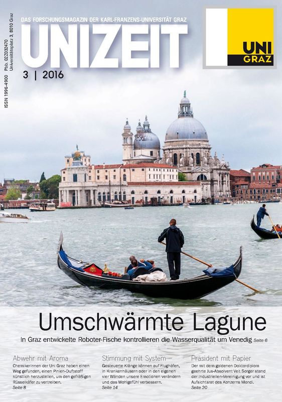 Cover of the book 'UNIZEIT  - Das Forschungsmagazin der Karl-Franzens-Universität Graz, Volume 3|2016'