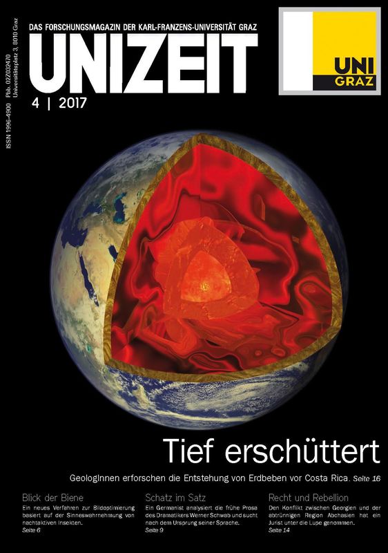 Cover of the book 'UNIZEIT  - Das Forschungsmagazin der Karl-Franzens-Universität Graz, Volume 4|2017'