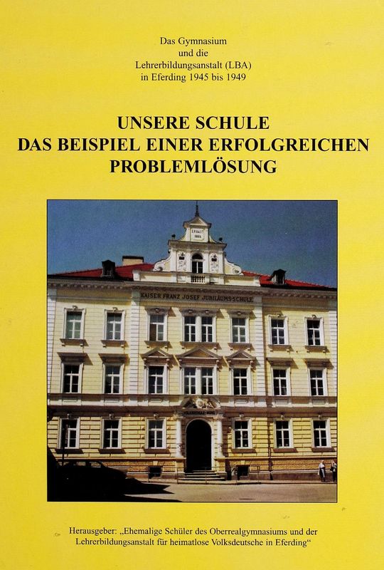 Bucheinband von 'Unsere Schule - Das Beispiel einer erfolgreichen Problemlösung'