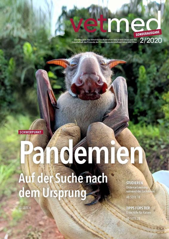 Bucheinband von 'vetmed - Das Magazin der Veterinärmedizinischen Universität Wien und der Gesellschaft der Freunde der Veterinärmedizinischen Universität Wien, Band 2/2020'