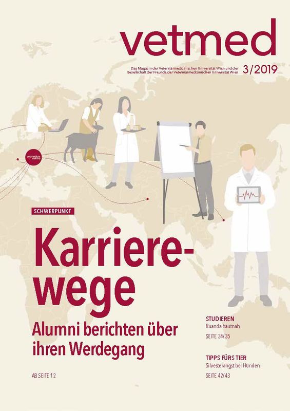 Bucheinband von 'vetmed - Das Magazin der Veterinärmedizinischen Universität Wien und der Gesellschaft der Freunde der Veterinärmedizinischen Universität Wien, Band 3/2019'