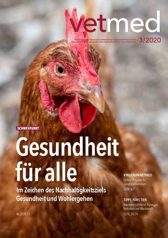 Cover of the book 'vetmed - Das Magazin der Veterinärmedizinischen Universität Wien und der Gesellschaft der Freunde der Veterinärmedizinischen Universität Wien, Volume 3/2020'