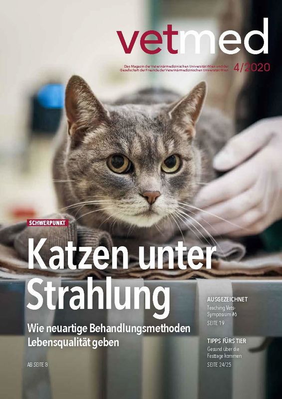 Bucheinband von 'vetmed - Das Magazin der Veterinärmedizinischen Universität Wien und der Gesellschaft der Freunde der Veterinärmedizinischen Universität Wien, Band 4/2020'