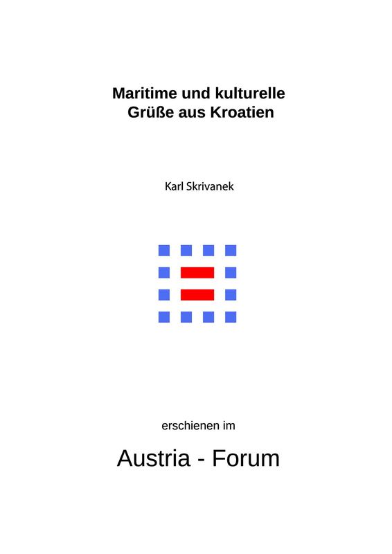 Cover of the book 'Maritime und kulturelle Grüße aus Kroatien'