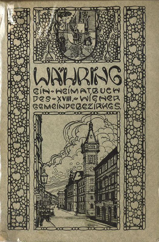 Bucheinband von 'Währing - Ein Heimatbuch des XVIII. Wiener Gemeindebezirk'