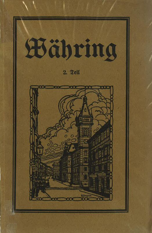 Bucheinband von 'Währing - Ein Heimatbuch des 18. Wiener Gemeindebezirk'