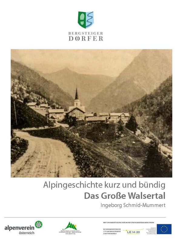 Cover of the book 'Alpingeschichte kurz und bündig - Das Große Walsertal'