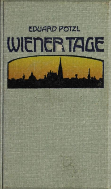 Cover of the book 'Wiener Tage'