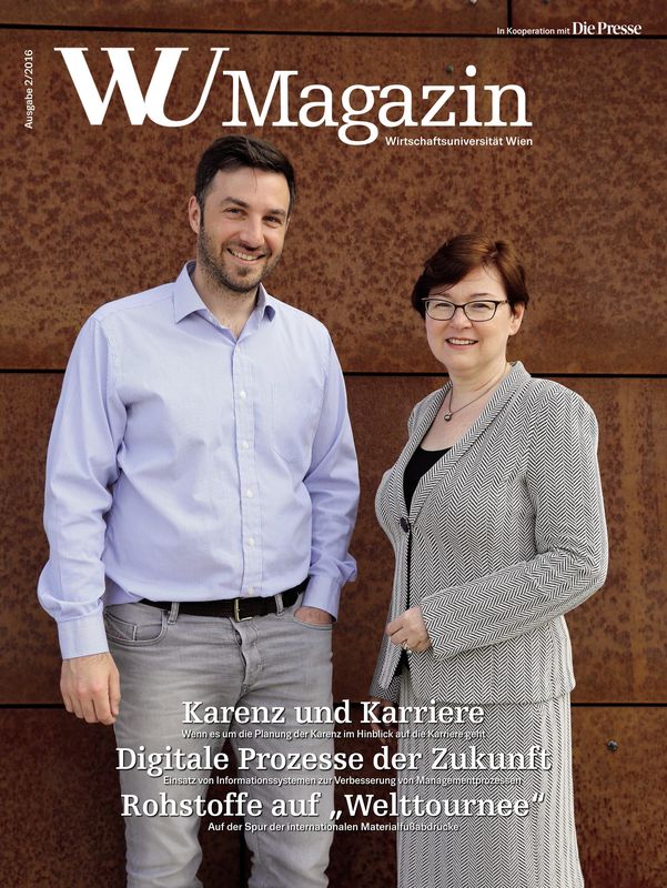 Cover of the book 'WU Magazin - Information aus der Wirtschaftsuniversität Wien, Volume 2/2016'