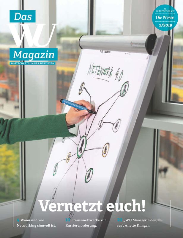 Cover of the book 'WU Magazin - Information aus der Wirtschaftsuniversität Wien, Volume 2/2019'