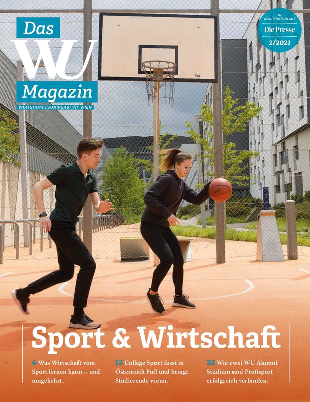 Bucheinband von 'WU Magazin - Information aus der Wirtschaftsuniversität Wien, Band 2/2021'