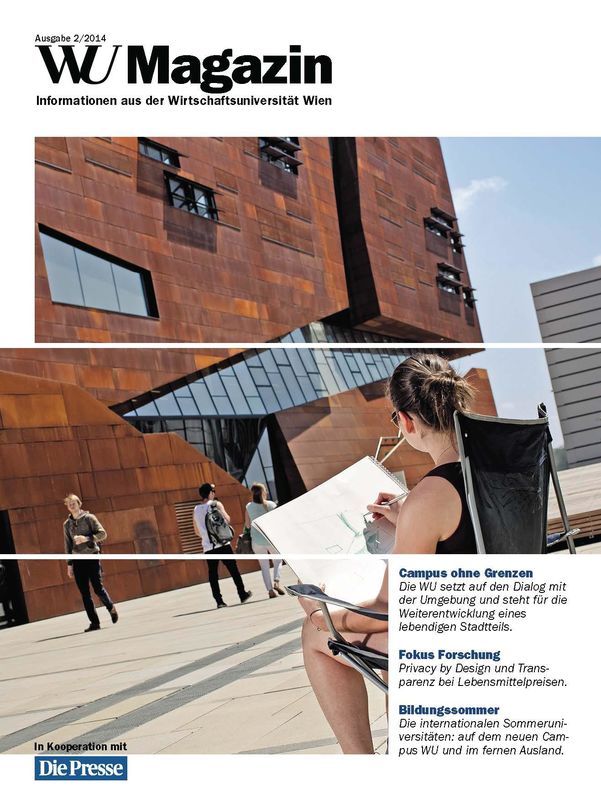 Cover of the book 'WU Magazin - Information aus der Wirtschaftsuniversität Wien, Volume 2/2014'