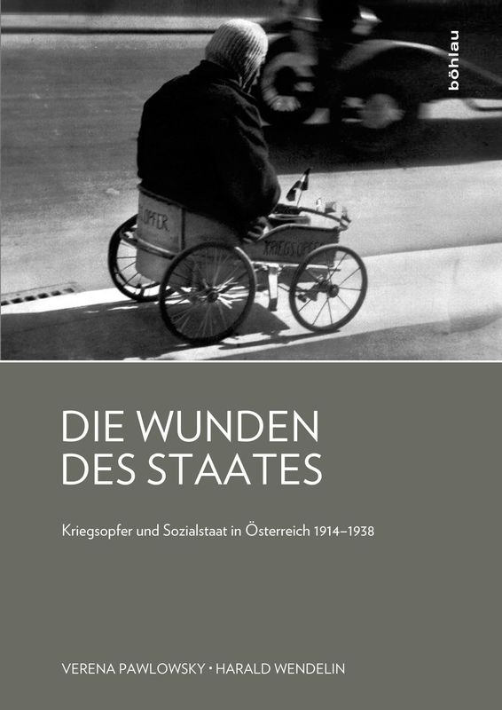 Cover of the book 'Die Wundes des Staates - Kriegsopfer und Sozialstaat in Österreich 1914–1938'