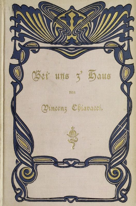 Bucheinband von 'Bei uns z'Haus - Genrebilder aus dem Wiener Leben'