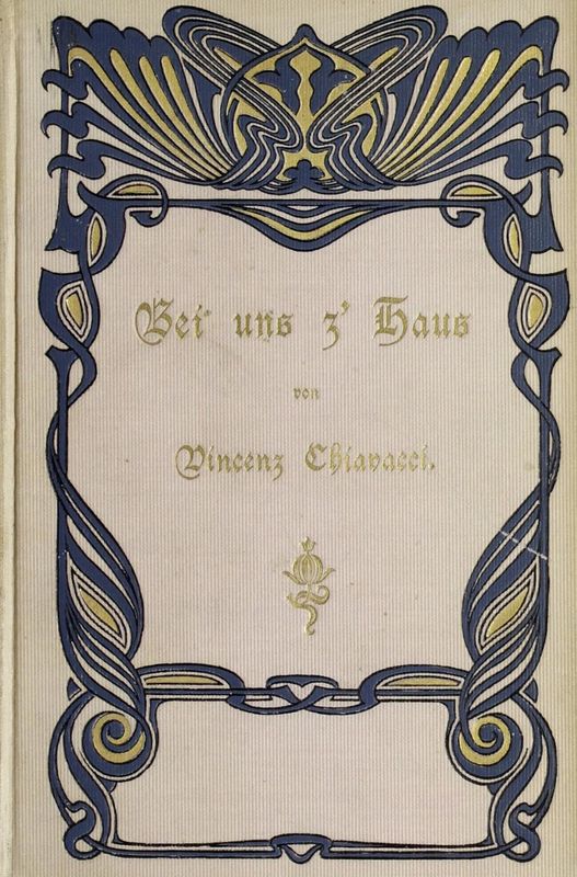 Bucheinband von 'Bei uns z'Haus - Genrebilder aus dem Wiener Leben'