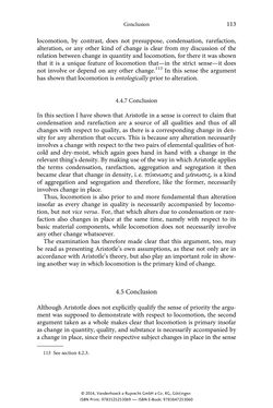 Bild der Seite - 113 - in The Priority of Locomotion in Aristotle’s Physics