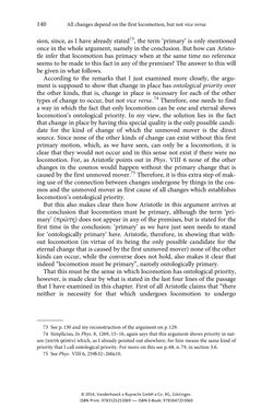 Image of the Page - 140 - in The Priority of Locomotion in Aristotle’s Physics