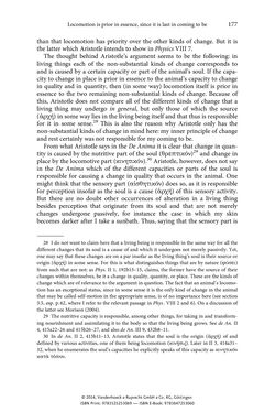 Bild der Seite - 177 - in The Priority of Locomotion in Aristotle’s Physics