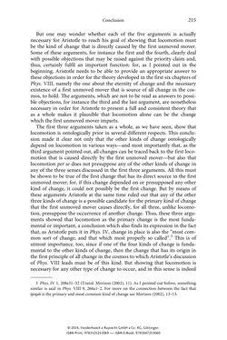 Bild der Seite - 215 - in The Priority of Locomotion in Aristotle’s Physics