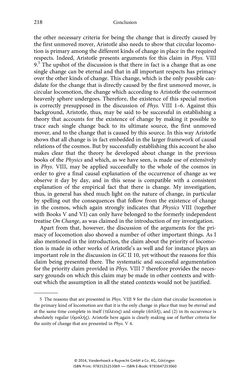 Bild der Seite - 218 - in The Priority of Locomotion in Aristotle’s Physics