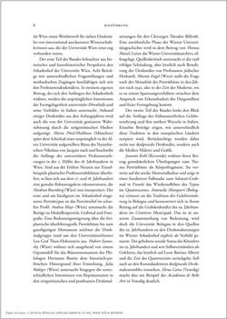 Image of the Page - 8 - in Der Arkadenhof der Universität Wien und die Tradition der Gelehrtenmemoria in Europa