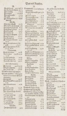 Image of the Page - Register I - 11 - in Artzney Buch