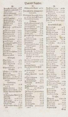 Image of the Page - Register I - 21 - in Artzney Buch