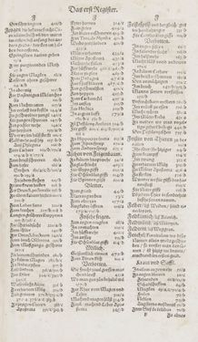 Image of the Page - Register I - 56 - in Artzney Buch