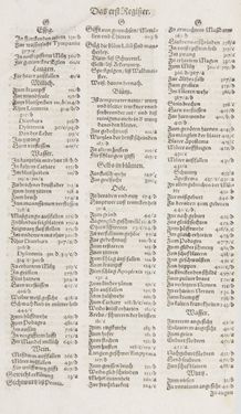 Image of the Page - Register I - 69 - in Artzney Buch