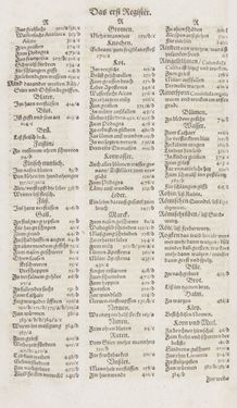 Bild der Seite - Register I - 141 - in Artzney Buch