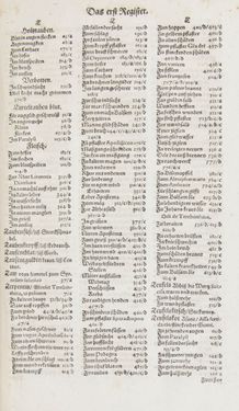 Image of the Page - Register I - 174 - in Artzney Buch