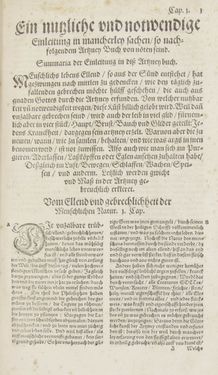Image of the Page - 1 - in Artzney Buch