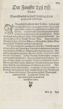 Image of the Page - 484 - in Artzney Buch