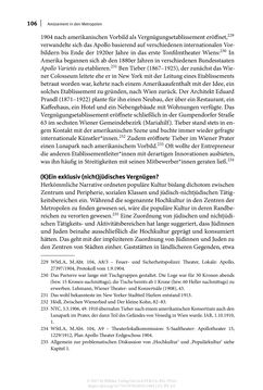 Image of the Page - 106 - in Auf die Tour! - Jüdinnen und Juden in Singspielhalle, Kabarett und Varieté