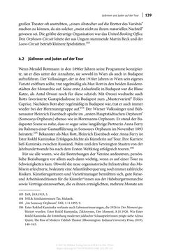 Image of the Page - 139 - in Auf die Tour! - Jüdinnen und Juden in Singspielhalle, Kabarett und Varieté