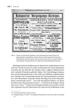 Image of the Page - 142 - in Auf die Tour! - Jüdinnen und Juden in Singspielhalle, Kabarett und Varieté