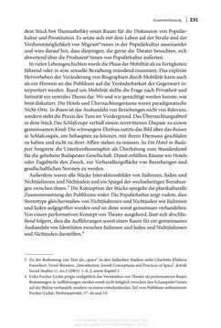 Image of the Page - 231 - in Auf die Tour! - Jüdinnen und Juden in Singspielhalle, Kabarett und Varieté