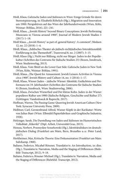 Image of the Page - 251 - in Auf die Tour! - Jüdinnen und Juden in Singspielhalle, Kabarett und Varieté