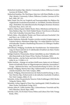 Image of the Page - 259 - in Auf die Tour! - Jüdinnen und Juden in Singspielhalle, Kabarett und Varieté