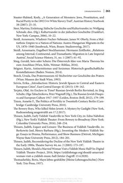 Image of the Page - 261 - in Auf die Tour! - Jüdinnen und Juden in Singspielhalle, Kabarett und Varieté